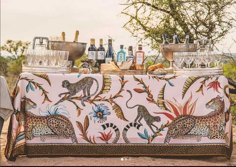 African Luxury Tablecloth Ardmore — Savuti Style